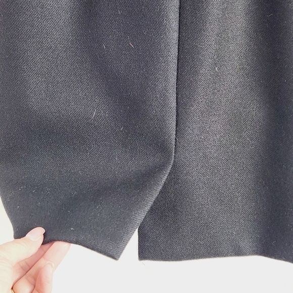 J.CREW Black & Gray Wool Work Business Dress Size: 0P - Picture 7 of 10